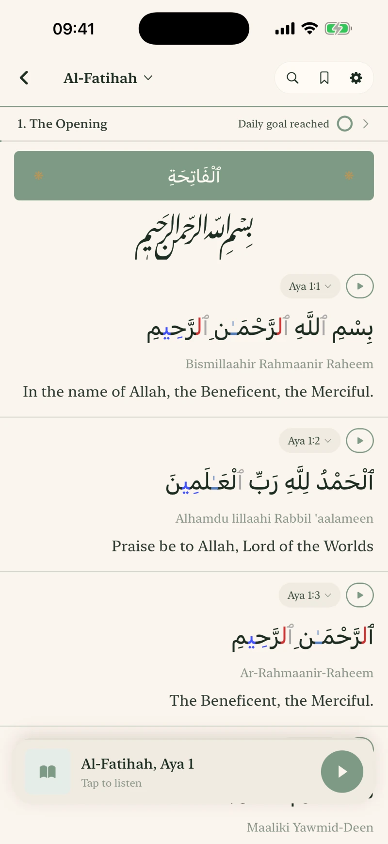 Qur'an reader
