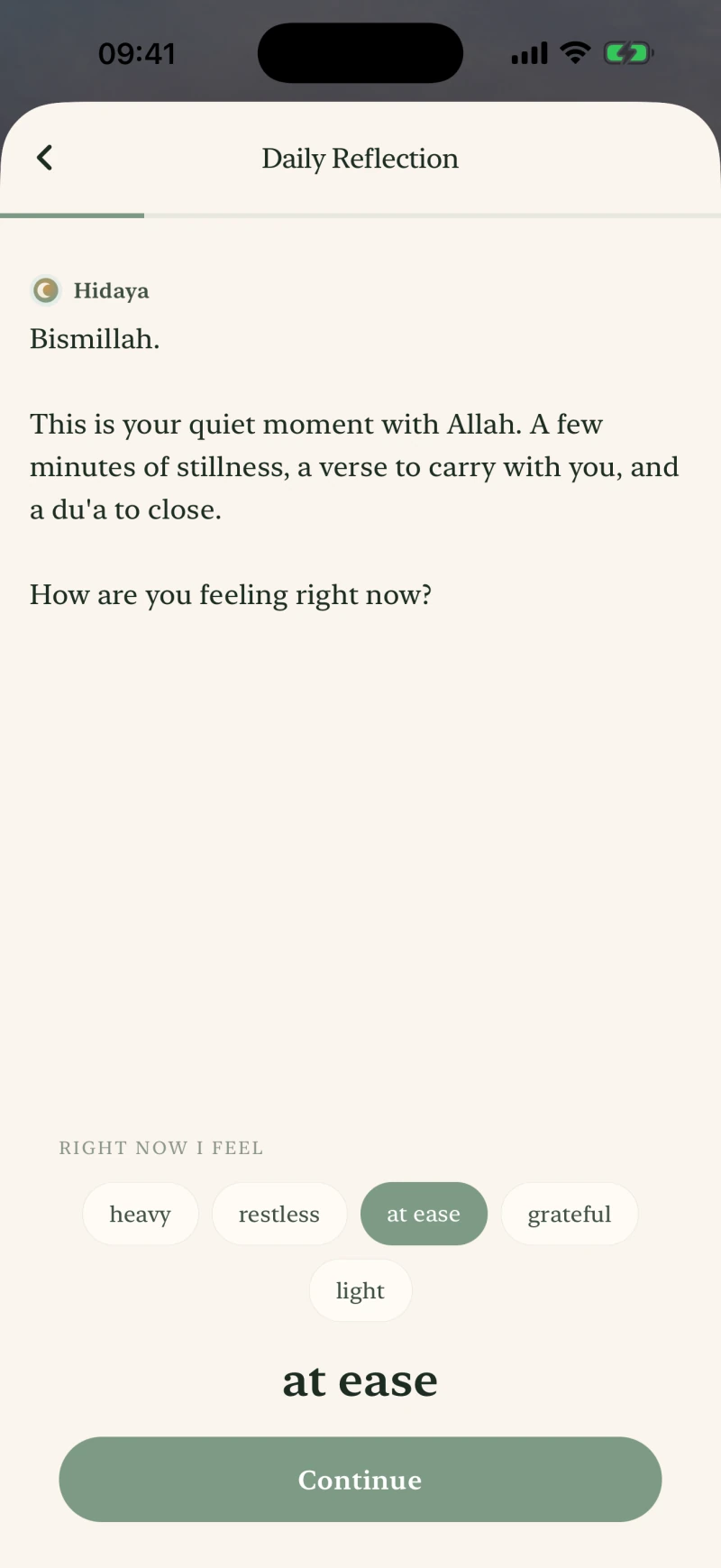 Daily reflection